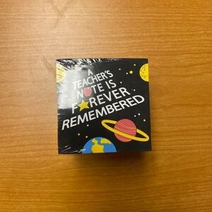 Teacher note cube